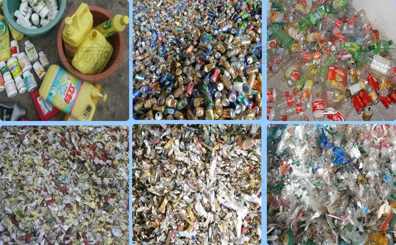 礦泉水瓶破碎機應用效果